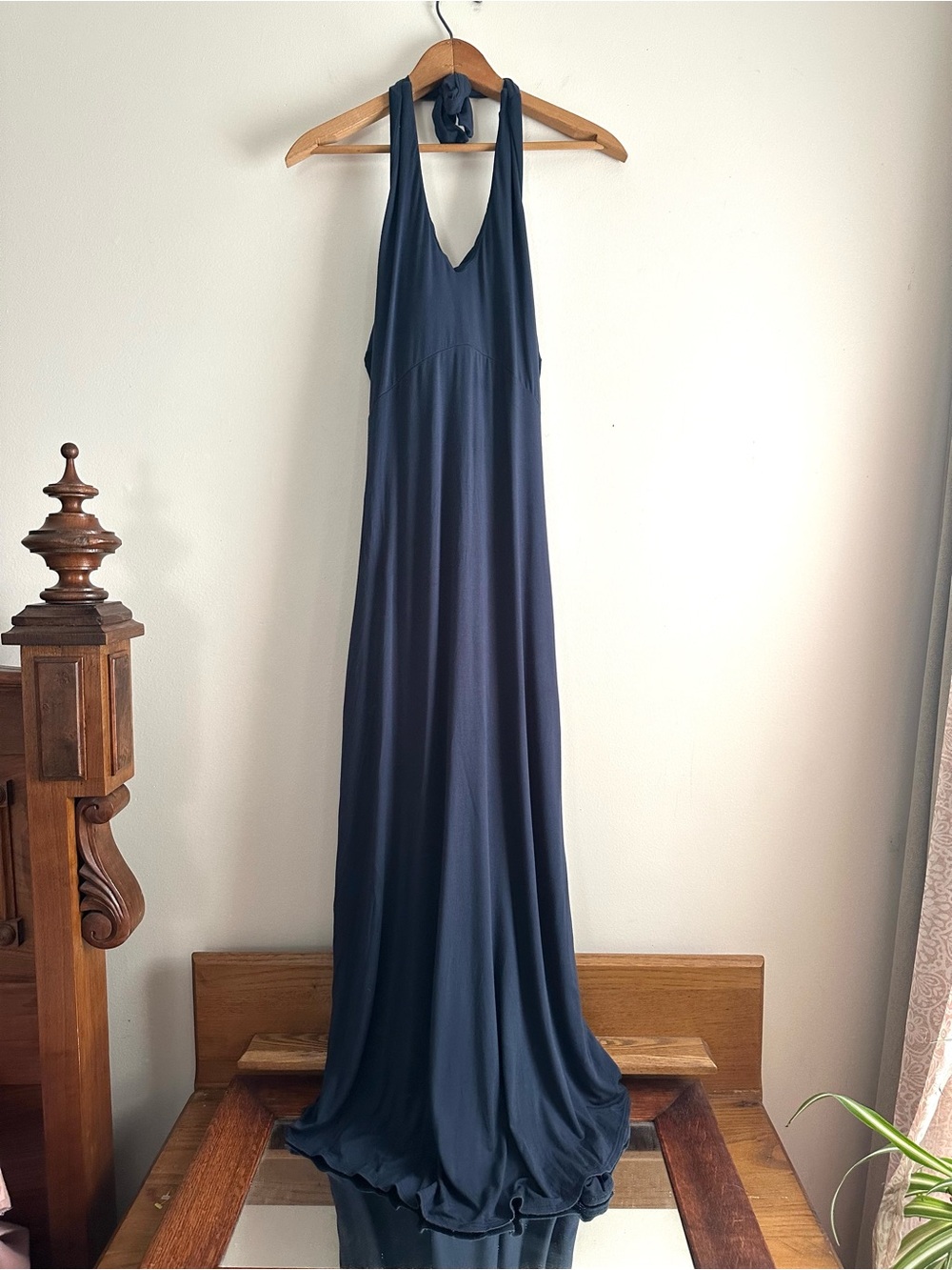 Shebird • Harper Halter Bra Midi Dress Navy Size 5